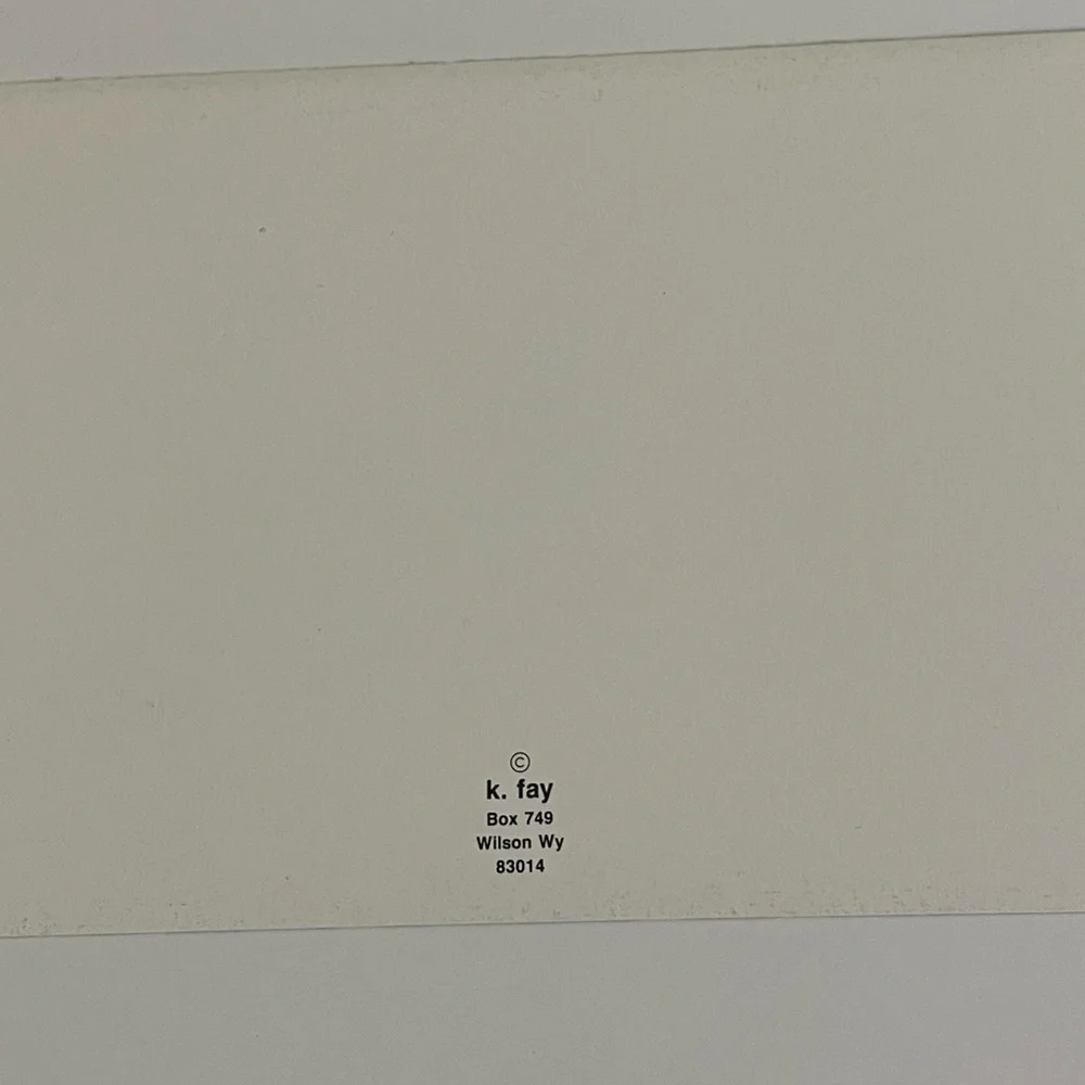 Set/7 Yellowstone National Park Artist Drawings Blank Note Stationery